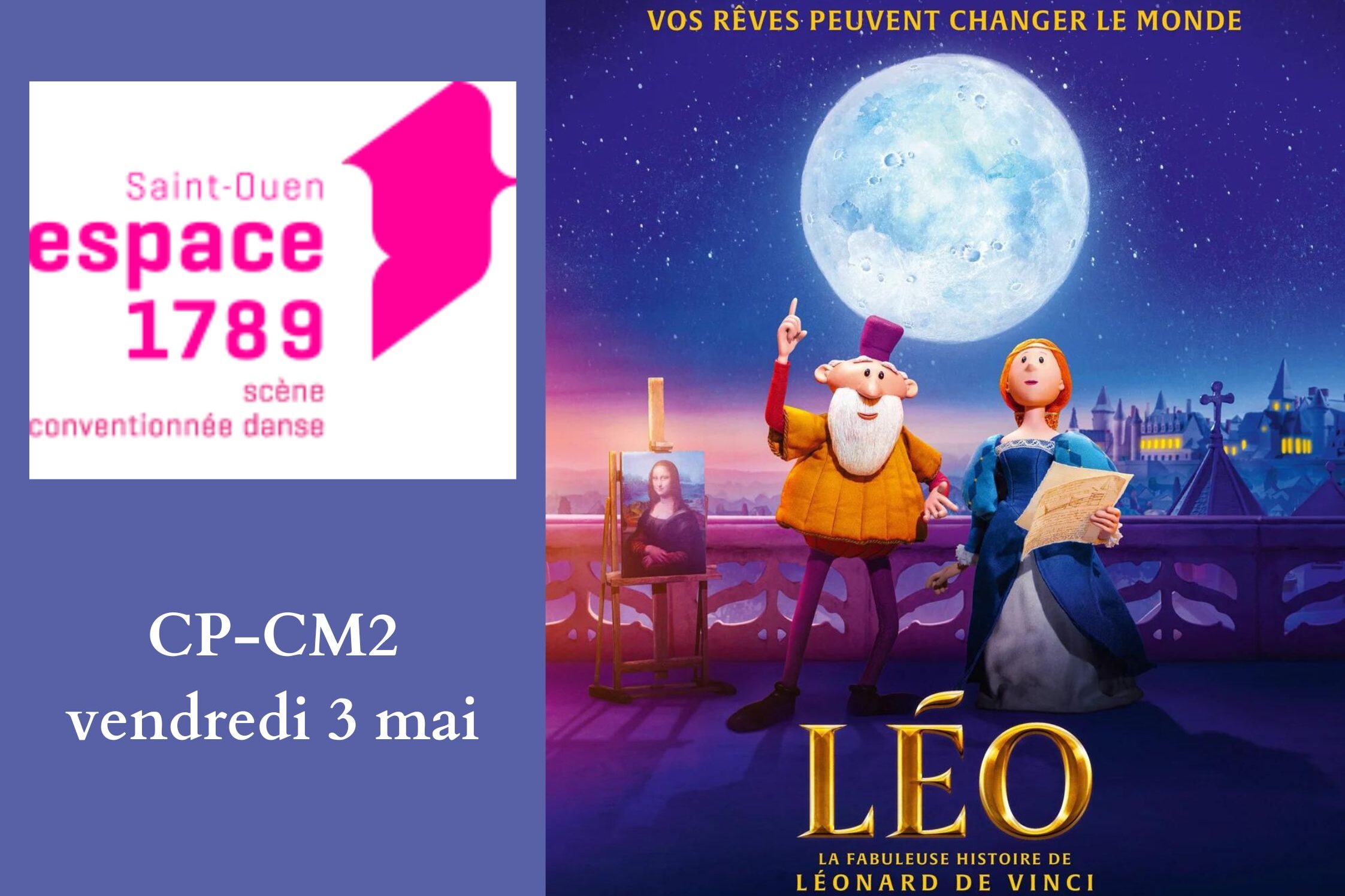 Sortie cinéma « Léo » CP-CM2 – vendredi 3 mai